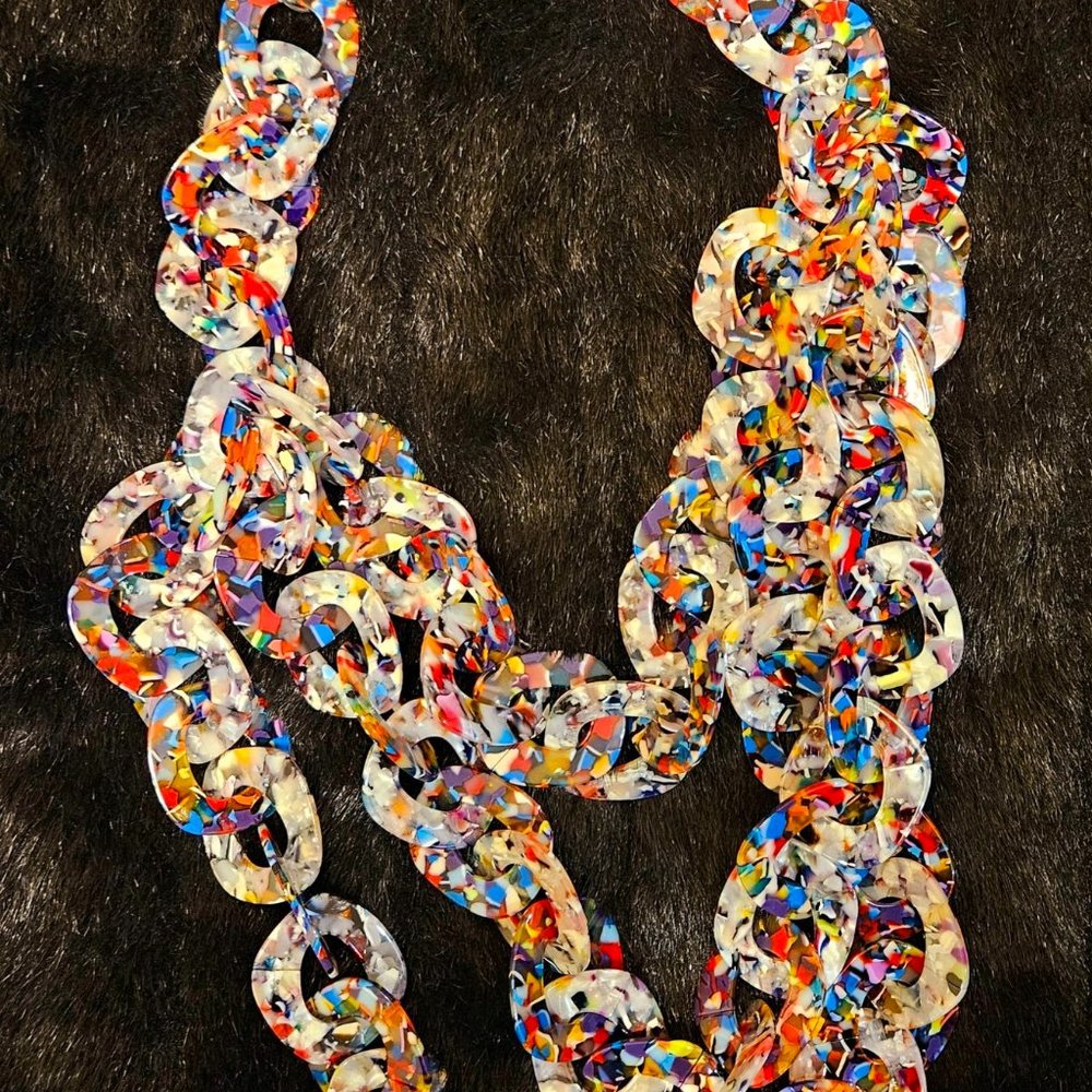 Sassy Jones “Confetti” Zaria Necklace